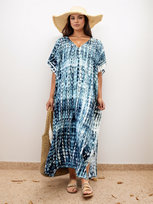 Kaftan sole tie dye cinza