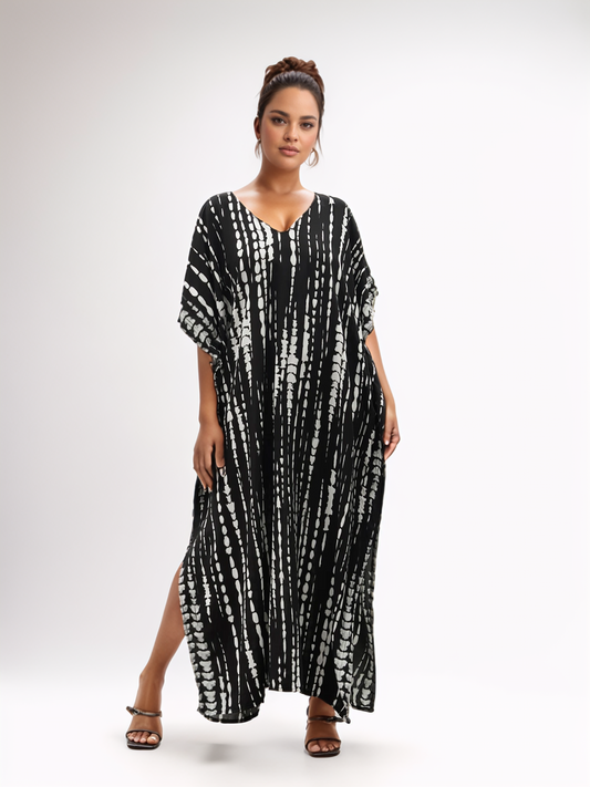 Kaftan sole tie dye preto