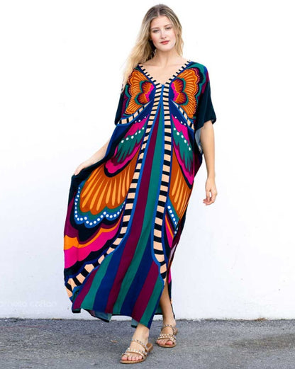 Kaftan borboleta tropical